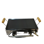 Fogão Inox Industrial Duas Bocas Com Chapa Alta Pressão Gás