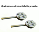 Fogão Inox Industrial Três Bocas Com Chapa Alta Pressão Gás