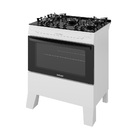 Fogão Itatiaia 5 Bocas Electra Glass Plus Branco Bivolt