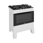 Fogão Itatiaia 5 Bocas Electra Glass Plus Branco Bivolt