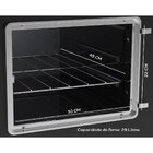 Fogão Lenha Esquerdo 73cmx105x69 Cm Preto