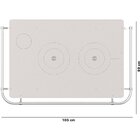 Fogão Lenha Esquerdo 73cmx105x69 Cm Preto