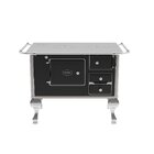 Fogão Lenha Esquerdo 73cmx105x69 Cm Preto