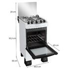 Fogão Mueller 4 Bocas Branco Com Acendimento Automático Total