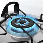 Fogão Mueller 4 Bocas Decorato Inox Com Dupla Chama Bivolt