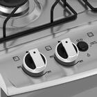 Fogão Mueller 4 Bocas Decorato Inox Com Dupla Chama Bivolt