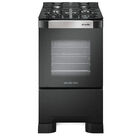 Fogão Mueller 4 Bocas Decorato Vetro Preto - Bivolt Fogão Mue