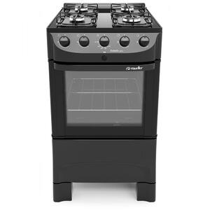 Fogão 4 Bocas Mueller Fratello Vetro Preto Mesa em Vidro – Bivolt – 601230009