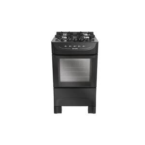 Fogão 4 Bocas Mueller Mfv4bb Preto Mesa em Vidro - Bivolt - 610000683