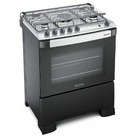 Fogão Mueller 5 Bocas Decorato Tripla Chama Preto Fosco - Biv