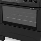 Fogão Mueller 5 Bocas Fratello Preto Fosco Acendimento Automá