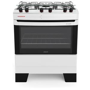Fogão 5 Bocas Mueller Piacere Branco - Bivolt - 601208001