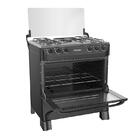 Fogão Mueller 5 Bocas Preto Fosco Mfi5ba - Bivolt