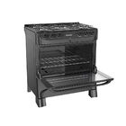 Fogão Mueller 5 Bocas Preto Fosco Mfi5bc - Bivolt