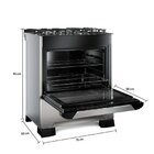 Fogão Mueller De Piso 5 Bocas Decorato Vetro Mesa De Vidro In