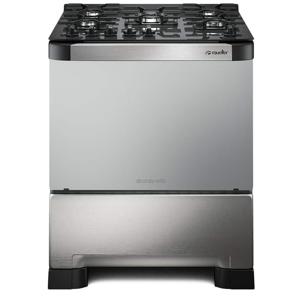 Fogão Mueller De Piso 5 Bocas Decorato Vetro Mesa De Vidro In