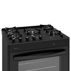 Fogão Neo Max Suggar 5 Bocas Forno 90l Vidro Temperado Preto