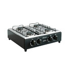 Fogão Portátil 4 Bocas Mesa Em Inox Asiatico Braslar
