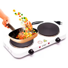 Fogão Portátil Elétrico 2 Bocas - 2.000 Watts - 110v