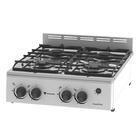 Fogão Portátil Venax Grand Petit Vetrô A Gás Glp 4 Bocas Bran