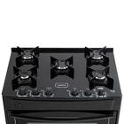 Fogao Realce Iris Glass 5b Preto Bivolt