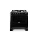 Fogão de Piso Suggar Cook 5 Bocas Mesa De Vidro Preto Bivolt