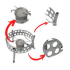 Fogareiro 1 Boca A Alcool