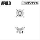 Fogareiro A Gás Portátil Ntk Apolo C/ Ignição Eletrônica