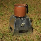 Fogareiro Desmontável Compacto Ecológico Camping - X4