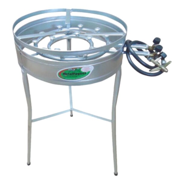 Fogareiro Duplo 15 Caulin Ref 4085 Desmontável Acampamento