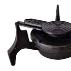 Fogareiro Espiriteira Ferro À Álcool Com Tampa Alfa 20x9cm