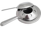 Fogareiro Grande Abafador Plátanos Inox Queimador Rechaud