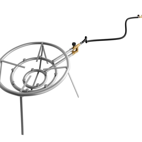 Fogareiro Multiuso 12 Caulins Alta Pressão Camping Qualinox