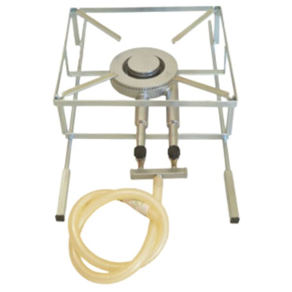 Fogareiro Para Churasqueira Queimador Duplo Baixa Pressão