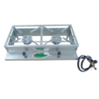 Fogareiro Retangular Metal Fogoes De Mesa 02q Com Painel