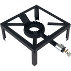 Fogareiro Rustic Grande Portátil Estrutura Em Aço Mor