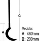 Foice Roçadeira Meia Lua Aberta Wenzel