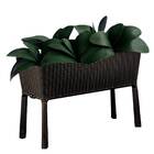 Folha Artificial Orquídea Verde 26x35cm 18 Unidades Com Raíze