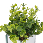 Folha de Chá Vaso Espelhado 6cm