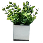 Folha de Chá Vaso Espelhado 6cm