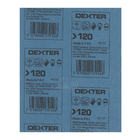 Folha de Lixa para Metal e Plástico Grão 120 Dexter