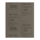 Folha de Lixa para Metal e Plástico Grão 500 Dexter