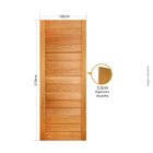 Folha De Porta 210x100cm Tauari Ad01 Mapaf Marrom