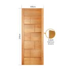 Folha De Porta 210x100cm Tauari Belga Mapaf Marrom-claro