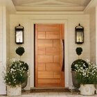 Folha De Porta 210x100cm Tauari Belga Mapaf Marrom-claro