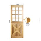 Folha De Porta 210x100cm Tauari Holandesa Mapaf Marrom