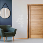 Folha De Porta 210x100cm Tauari Suiça Mapaf Marrom-claro