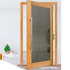 Folha De Porta 210x102 Cm Tauari Panoramica Sem Vidro Mapaf M