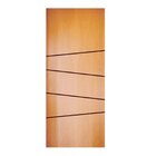 Folha De Porta 210x102cm Hdf Frisada Modelo 196 Mapaf Marrom