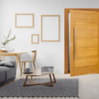 Folha De Porta 210x102cm Tauari Franca Mapaf Marrom-claro